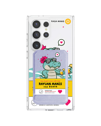 Android Magnetic Multifold Wallet - Cap Buaya