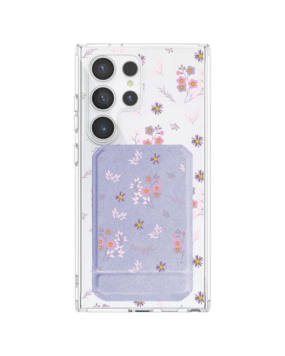 Android Magnetic Multifold Wallet - Cherry Blossom