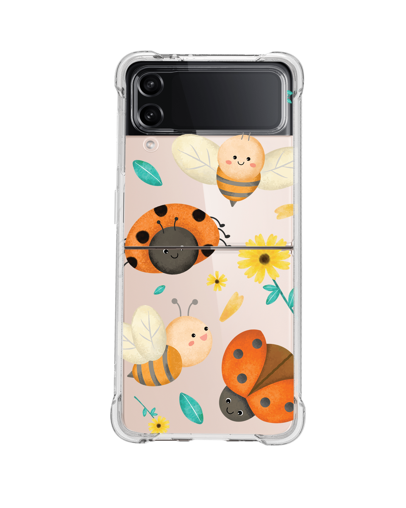 Android Flip / Fold Case - Lady Bug & Bee
