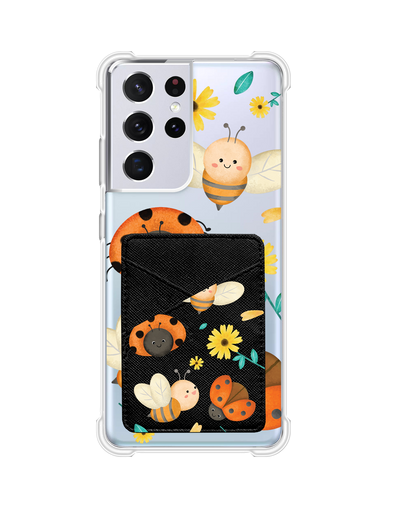 Android Phone Wallet Case - Lady Bug & Bee