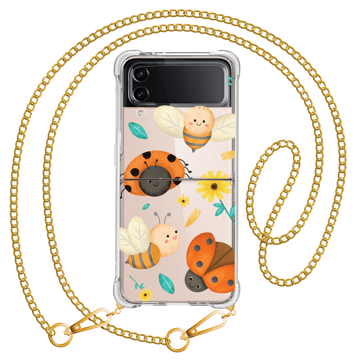 Android Flip / Fold Case - Lady Bug & Bee