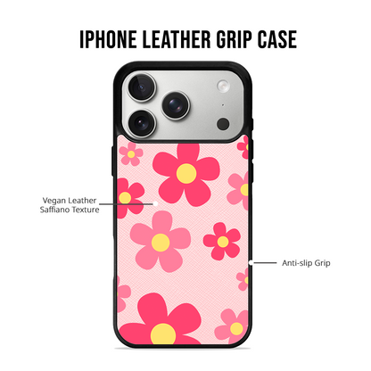 iPhone Leather Grip - Initial Monogram 4.0