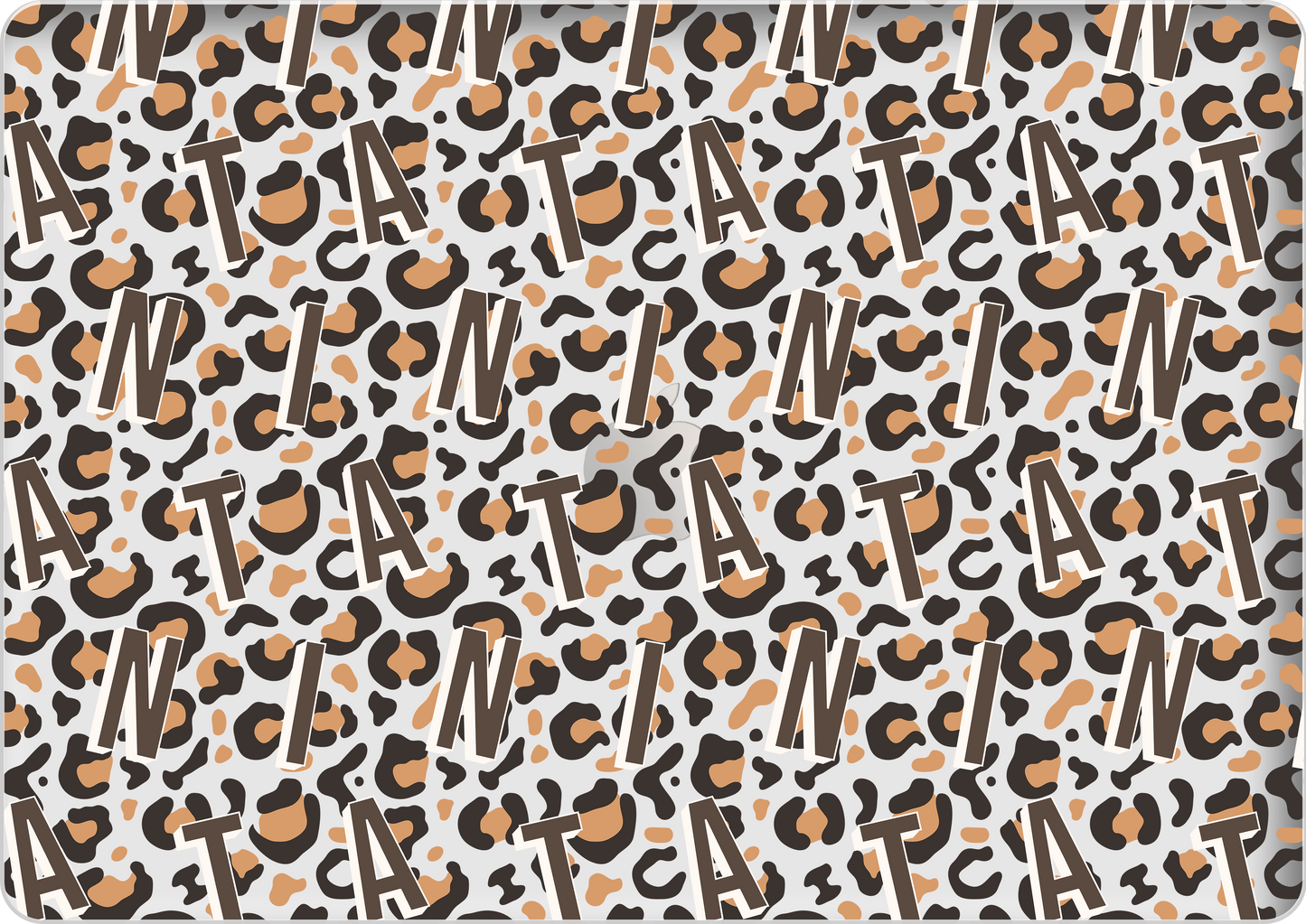 Macbook Snap Case - Leopard Monogram 2.0