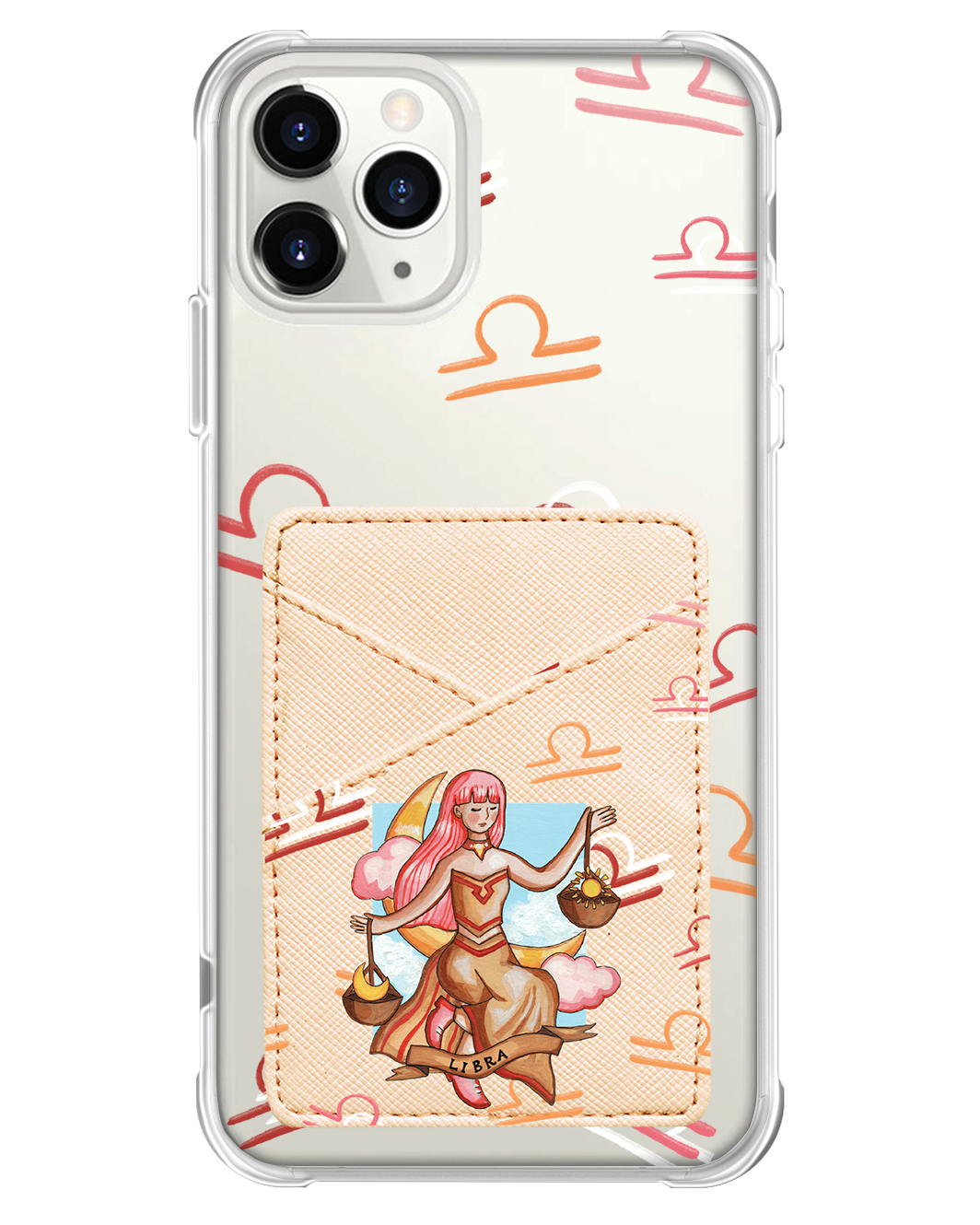 iPhone Phone Wallet Case - Libra