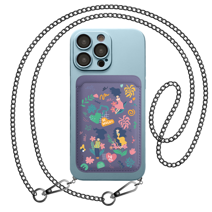 iPhone Magnetic Wallet Silicone Case - Self Love Sticker Pack 2.0