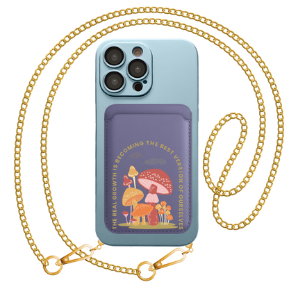iPhone Magnetic Wallet Silicone Case - The Real Growth