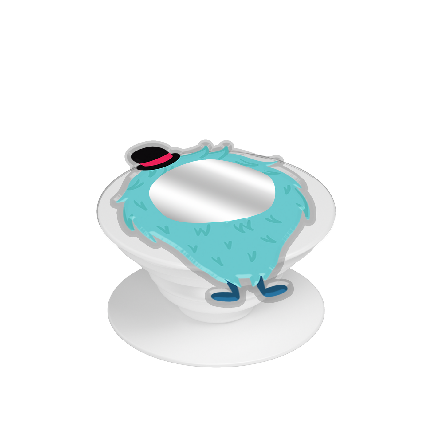 Pop Up Grip Mirror - Little Monster
