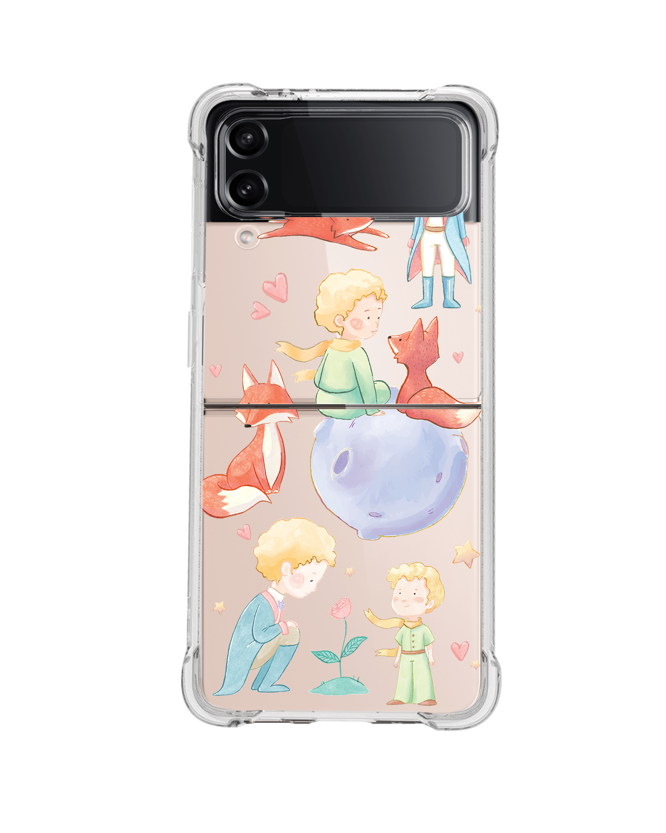 Android Flip / Fold Case - Little Prince & Fox