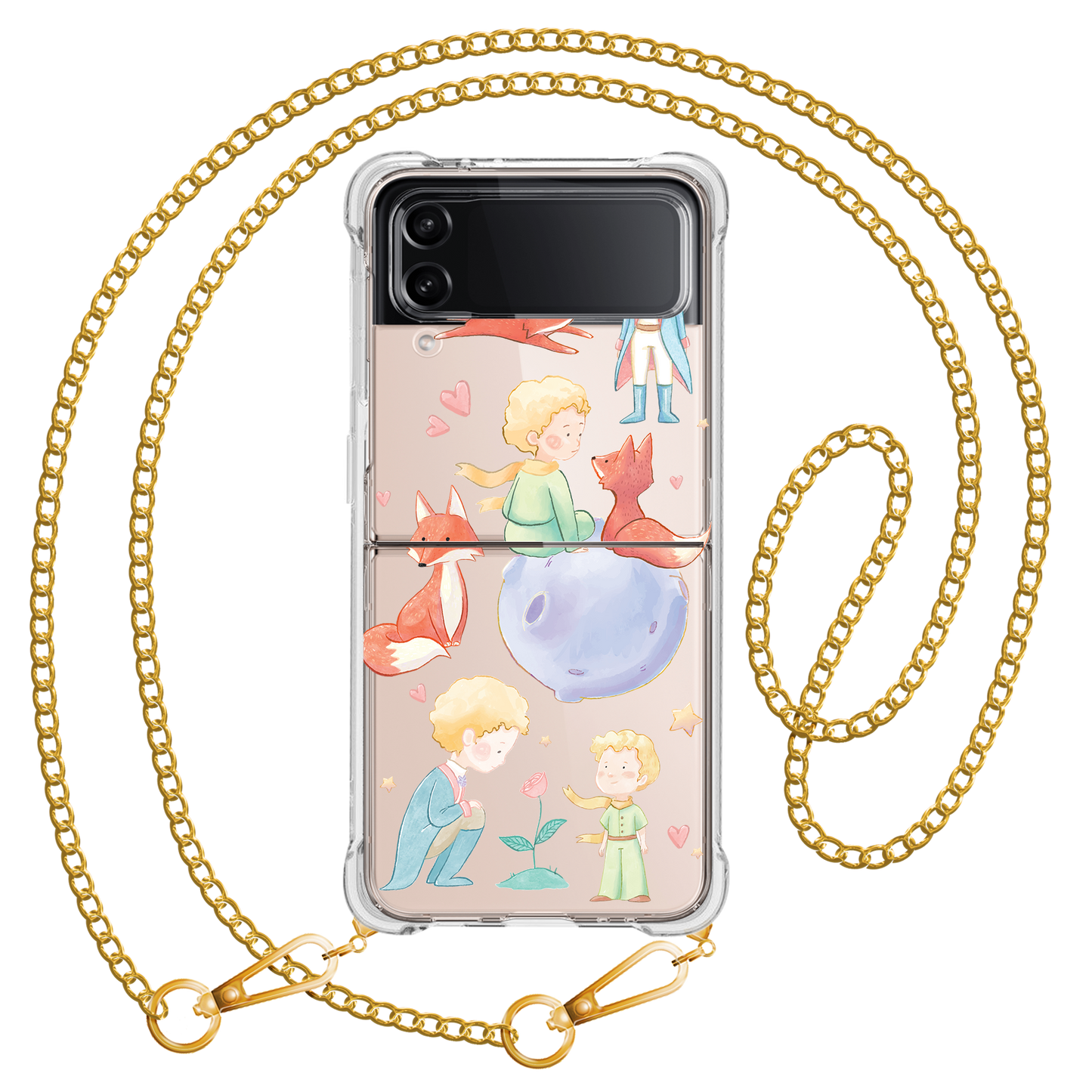 Android Flip / Fold Case - Little Prince & Fox