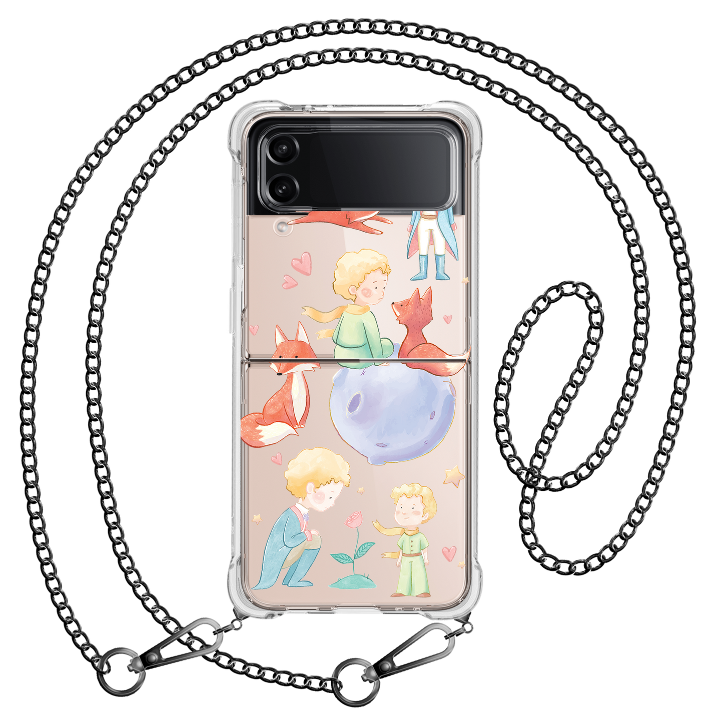 Android Flip / Fold Case - Little Prince & Fox