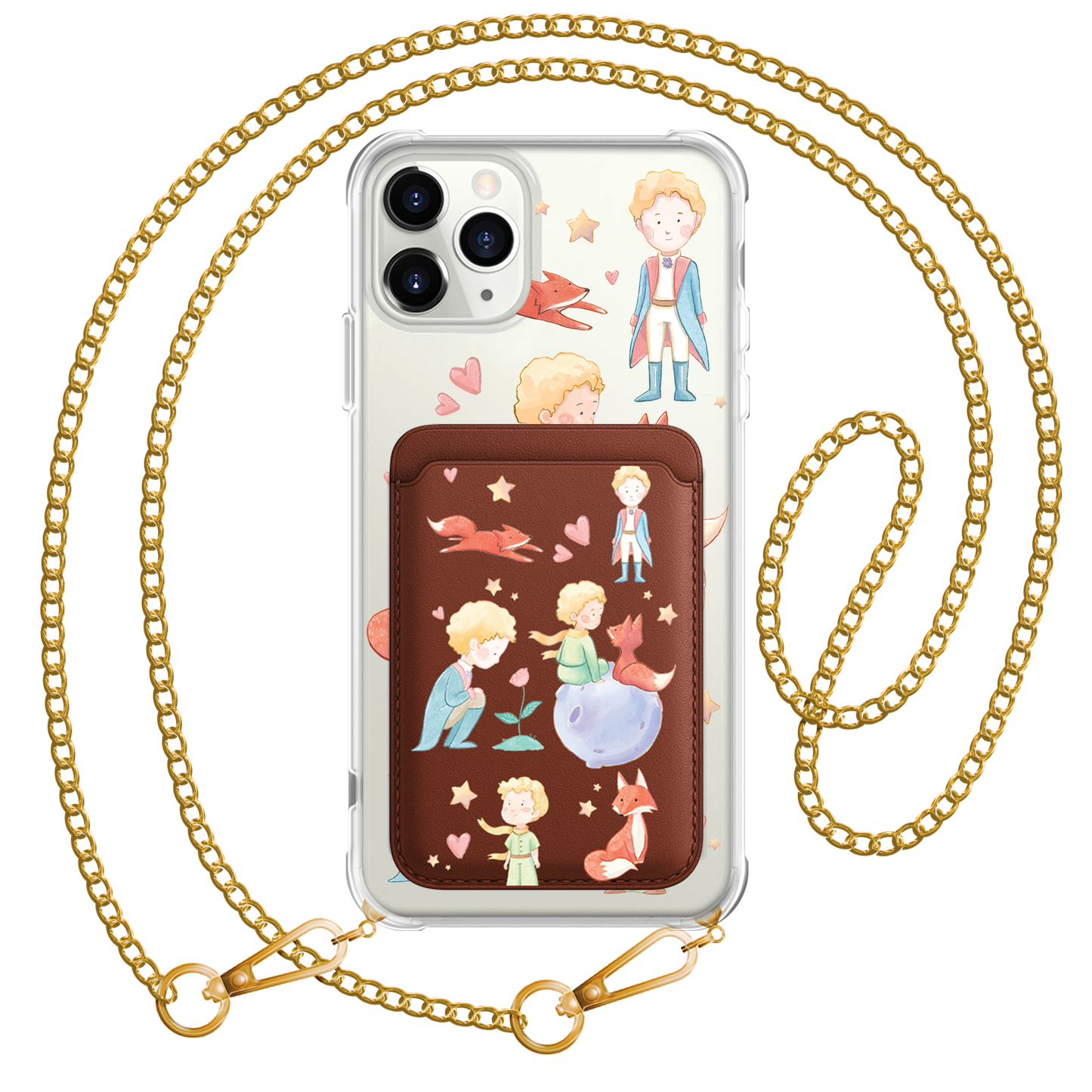 iPhone Magnetic Wallet Case - Little Prince & Fox