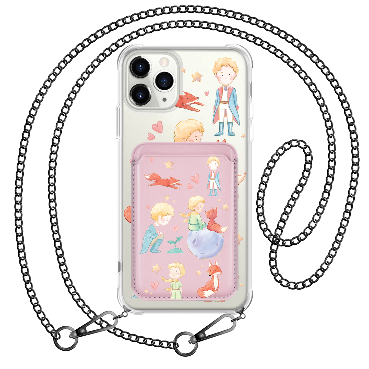 iPhone Magnetic Wallet Case - Little Prince & Fox