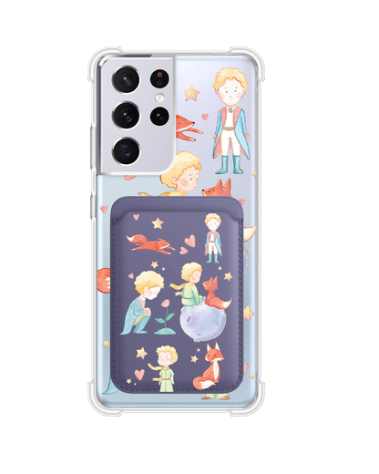 Android Magnetic Wallet Case - Little Prince & Fox