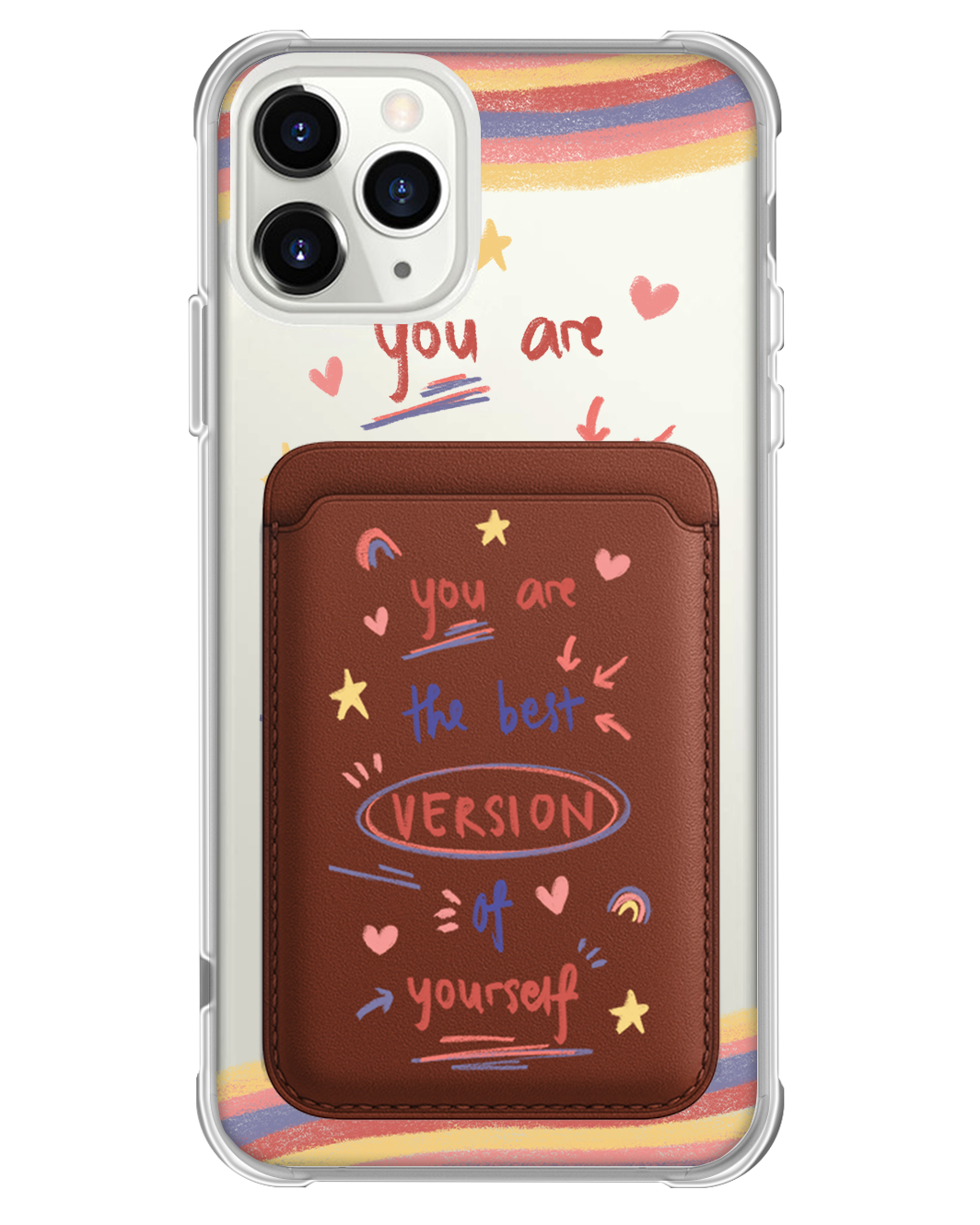 iPhone Magnetic Wallet Case - Love Yourself