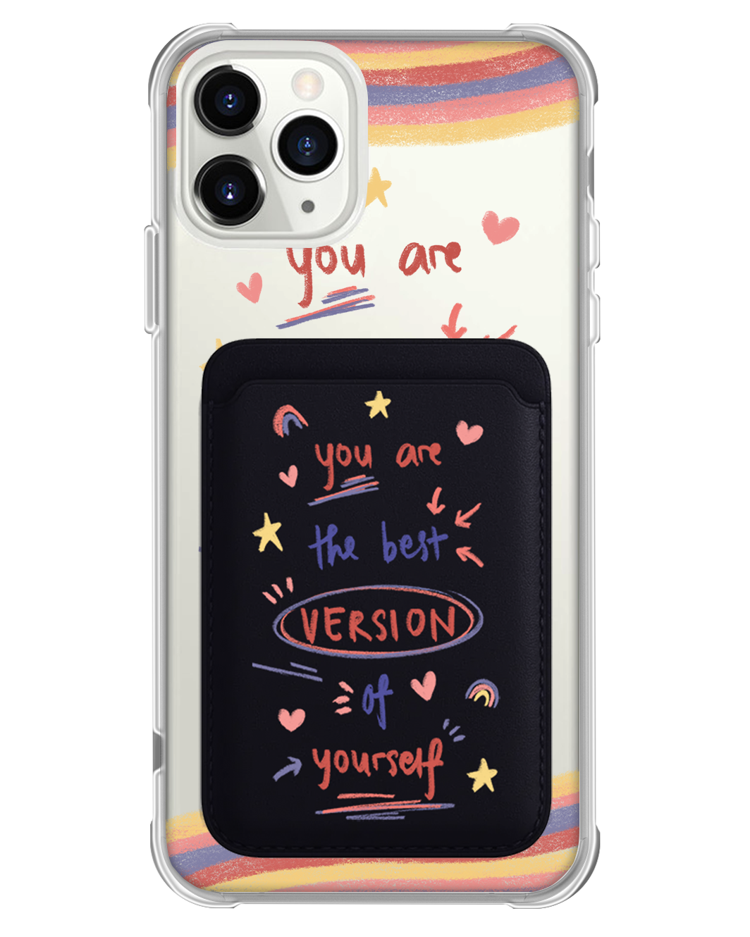 iPhone Magnetic Wallet Case - Love Yourself