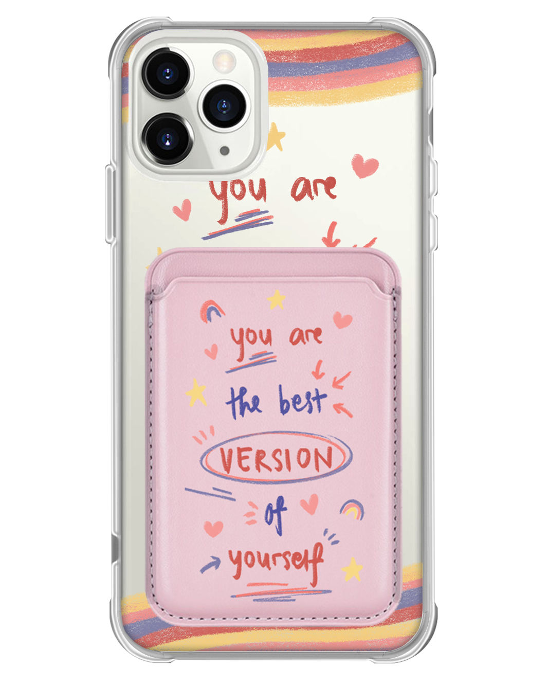 iPhone Magnetic Wallet Case - Love Yourself