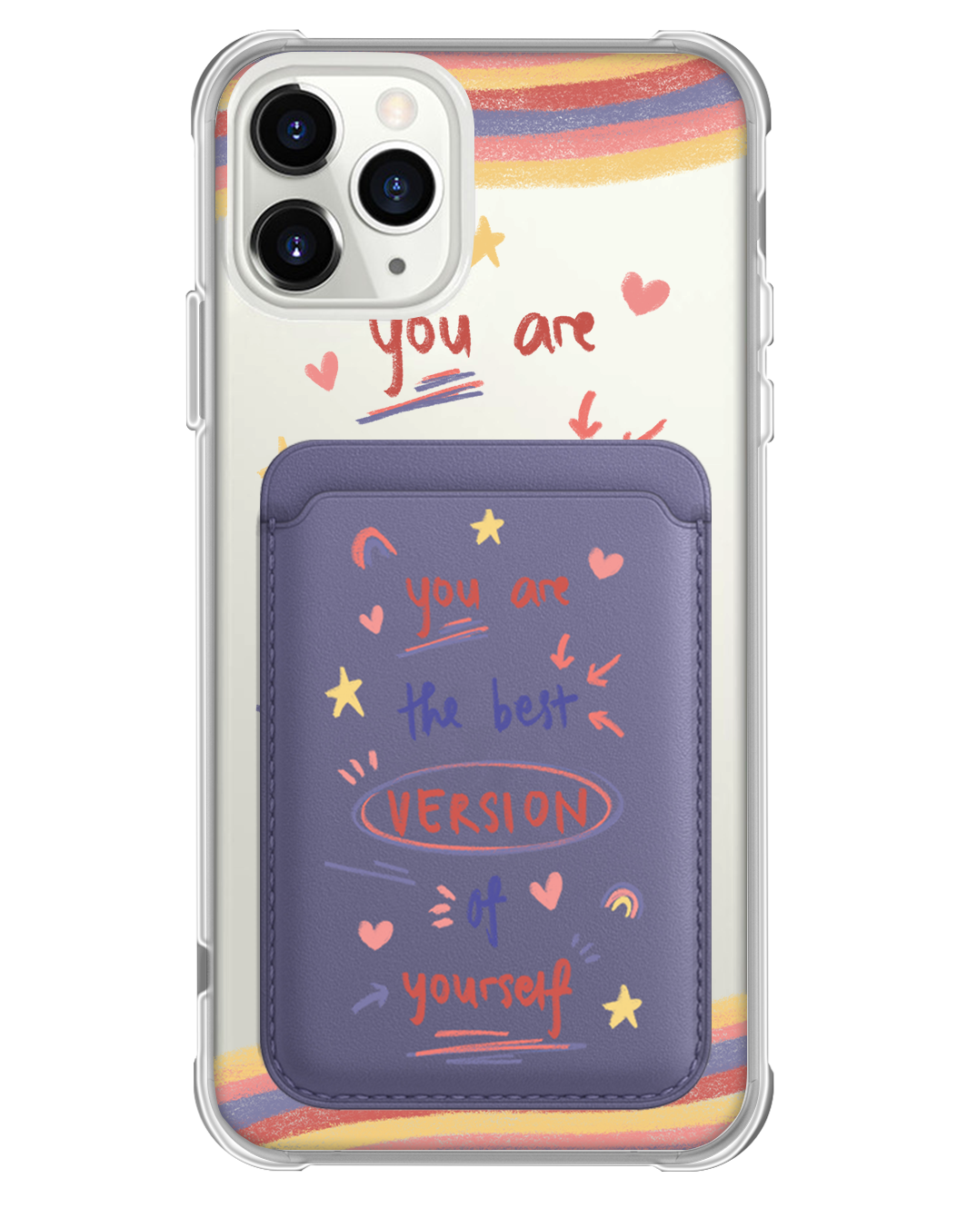 iPhone Magnetic Wallet Case - Love Yourself