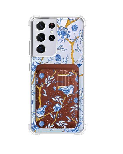 Android Magnetic Wallet Case - Lovebird 10.0