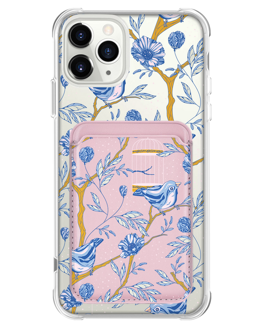 iPhone Magnetic Wallet Case - Lovebird 10.0