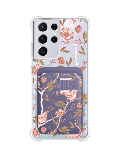 Android Magnetic Wallet Case - Lovebird 14.0