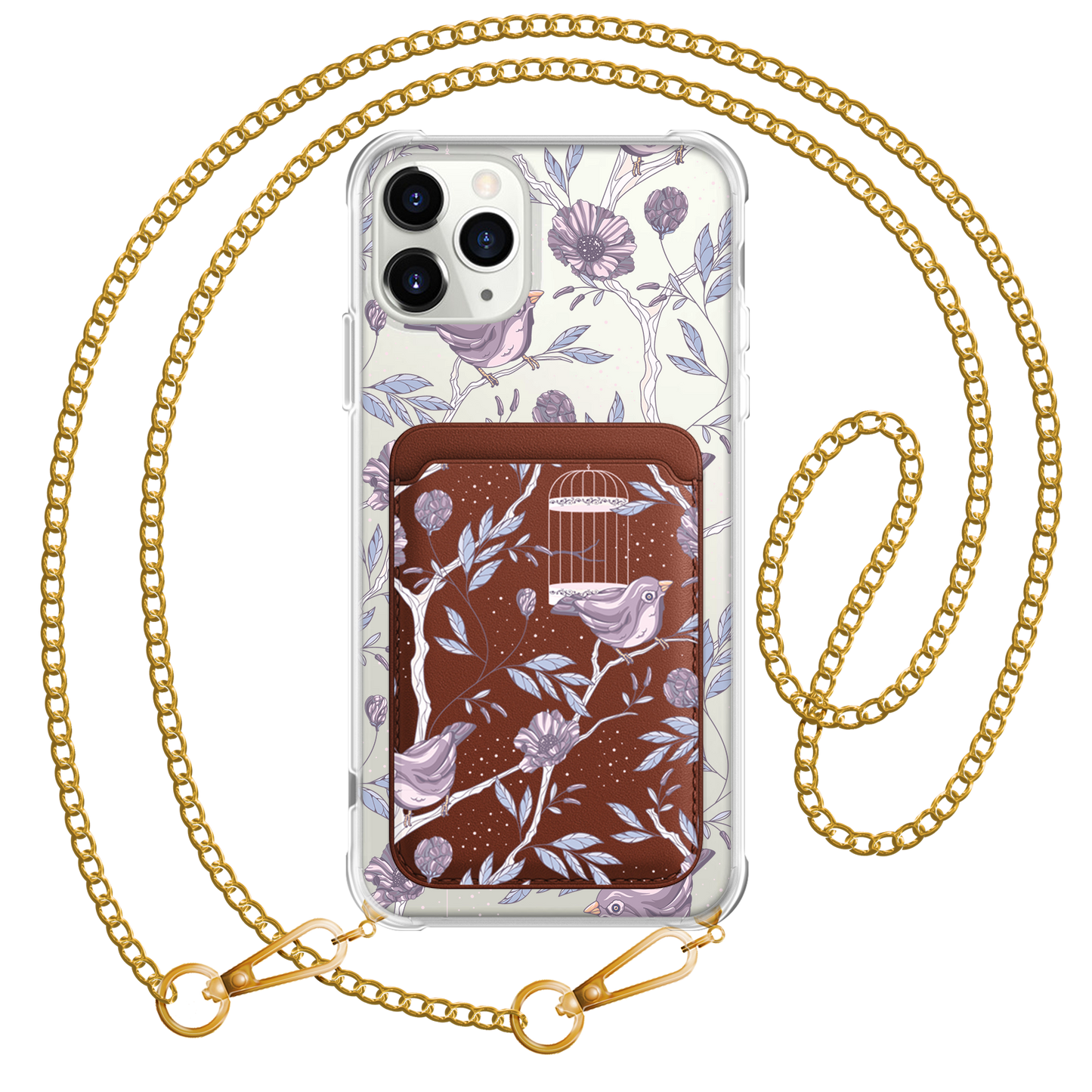iPhone Magnetic Wallet Case - Lovebird 15.0