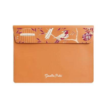 Vegan Leather Sleeve - Lovebird 8.0