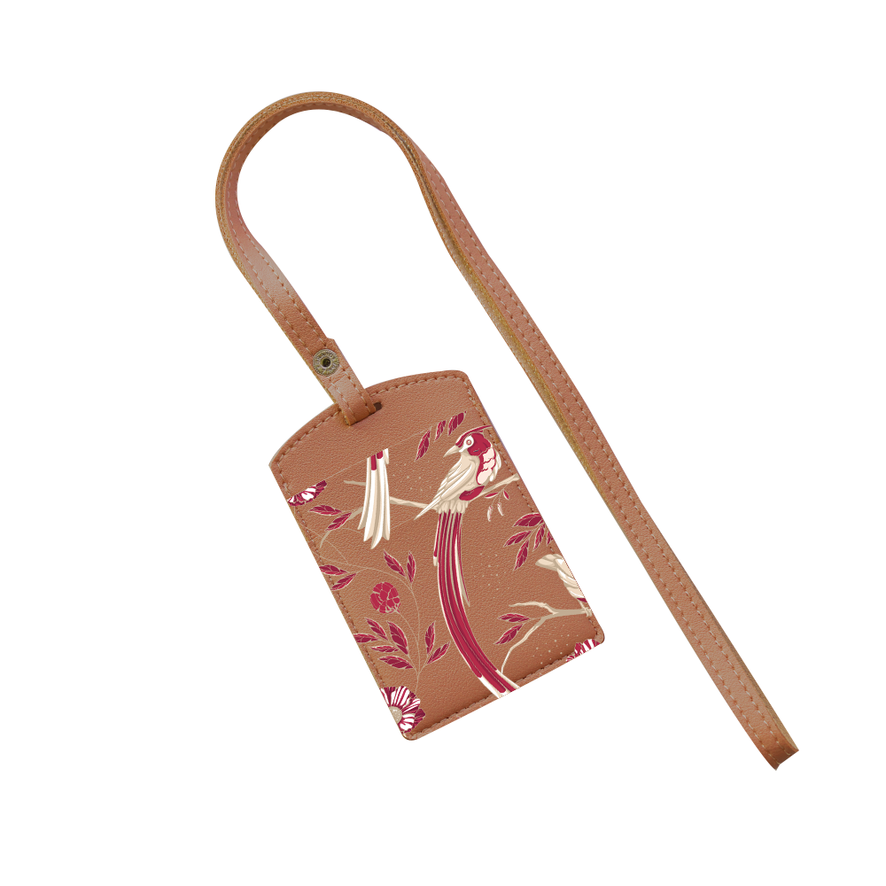 Vegan Leather Lanyard - Lovebird 8.0