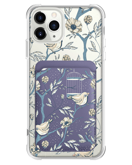 iPhone Magnetic Wallet Case - Lovebird 9.0