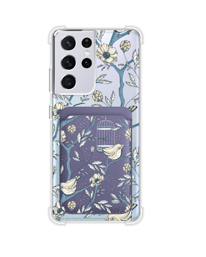 Android Magnetic Wallet Case - Lovebird 9.0