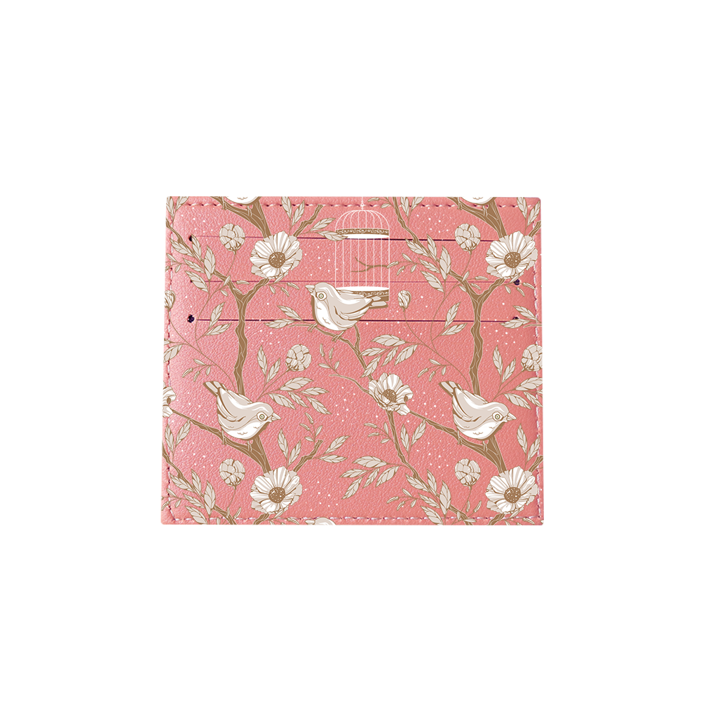 6 Slots Card Holder - Lovebird Monochrome 3.0