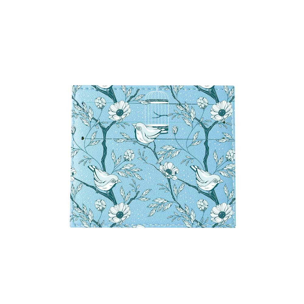 6 Slots Card Holder - Lovebird Monochrome 6.0