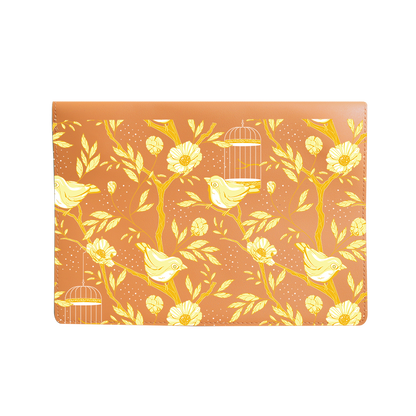 Vegan Leather Sleeve - Lovebird Monochrome 2.0