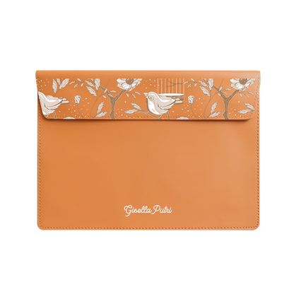 Vegan Leather Sleeve - Lovebird Monochrome 3.0