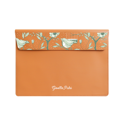 Vegan Leather Sleeve - Lovebird Monochrome 4.0