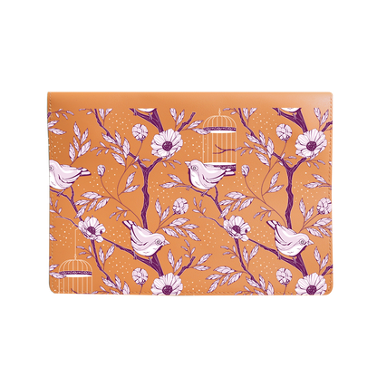 Vegan Leather Sleeve - Lovebird Monochrome 5.0