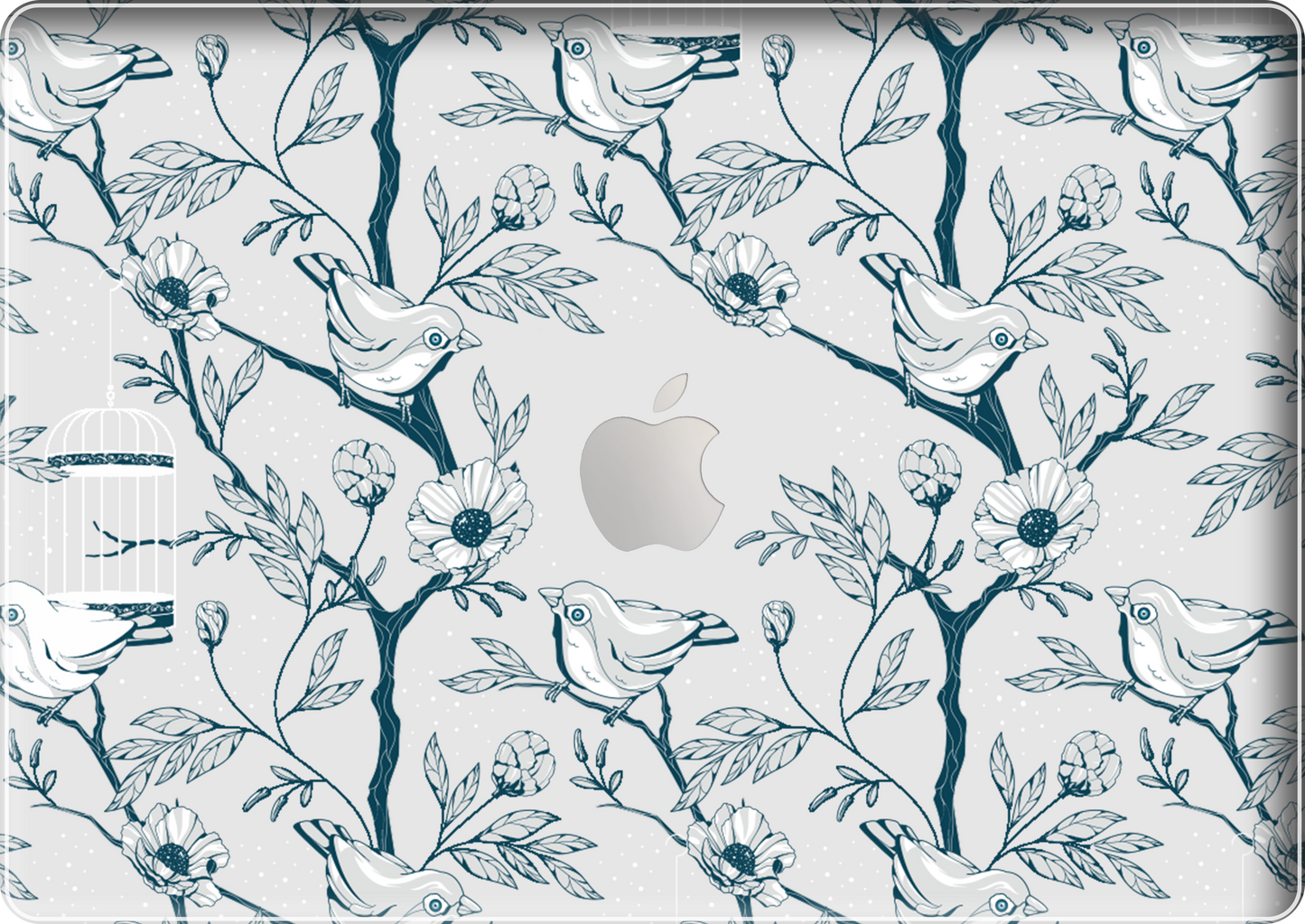 MacBook Snap Case - Lovebird Monochrome