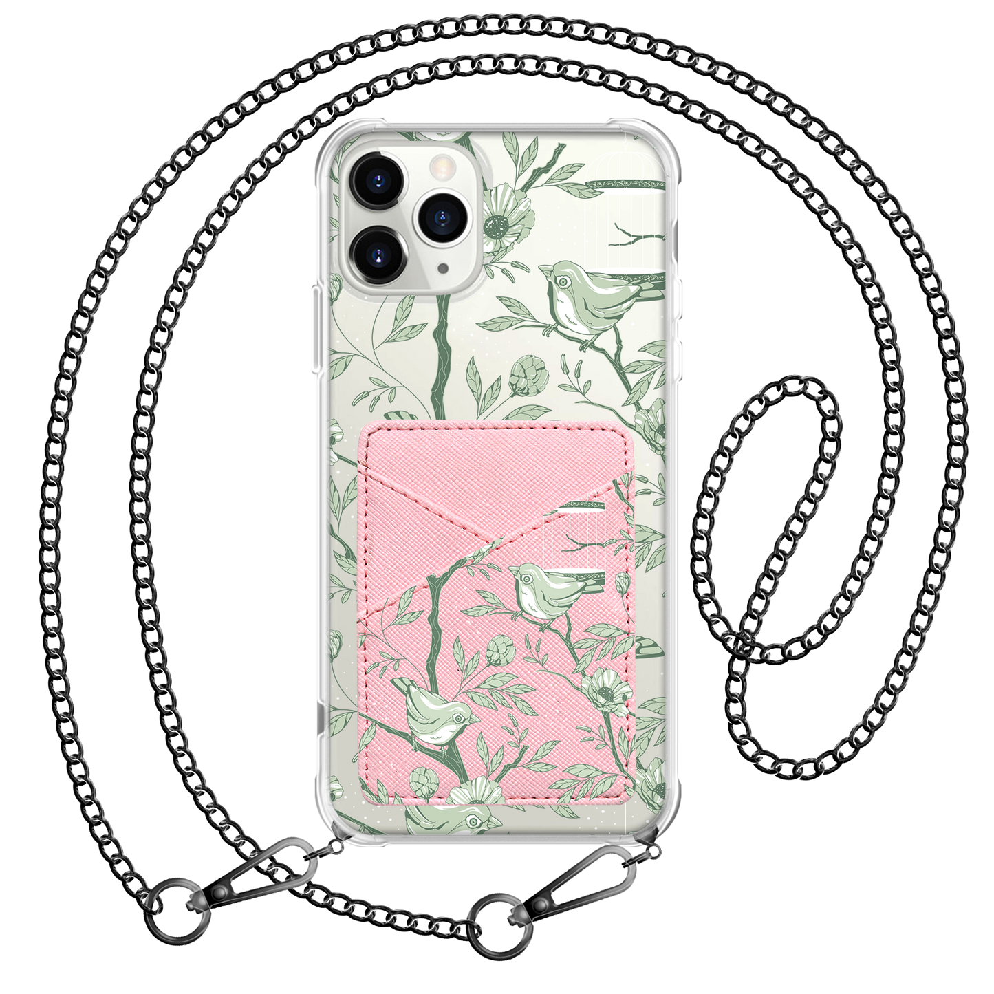 iPhone Phone Wallet Case - Lovebird Monochrome 4.0