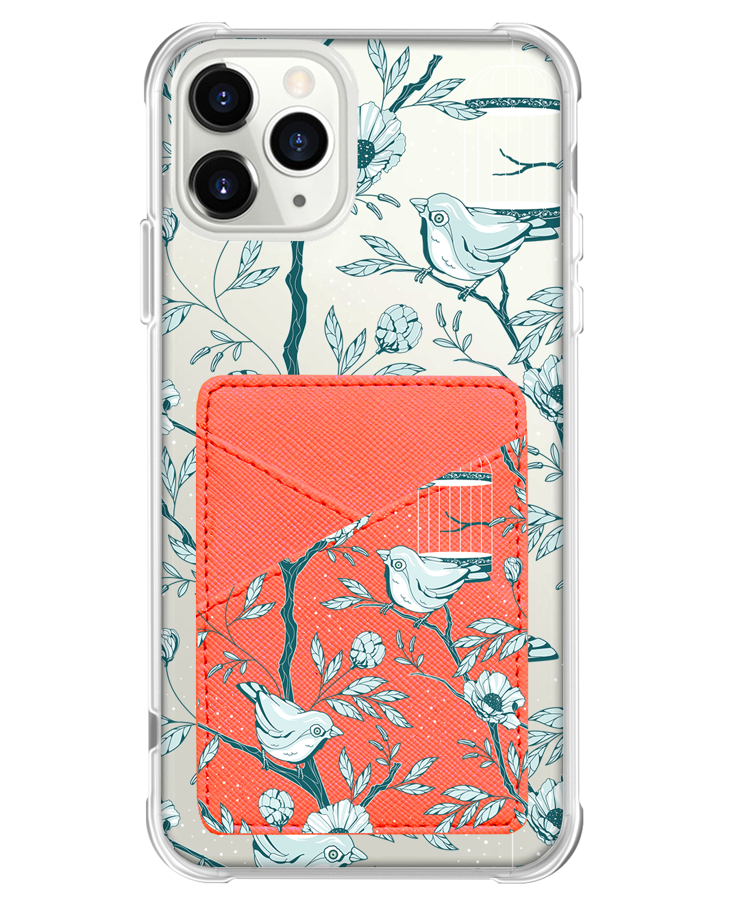 iPhone Phone Wallet Case - Lovebird Monochrome 6.0