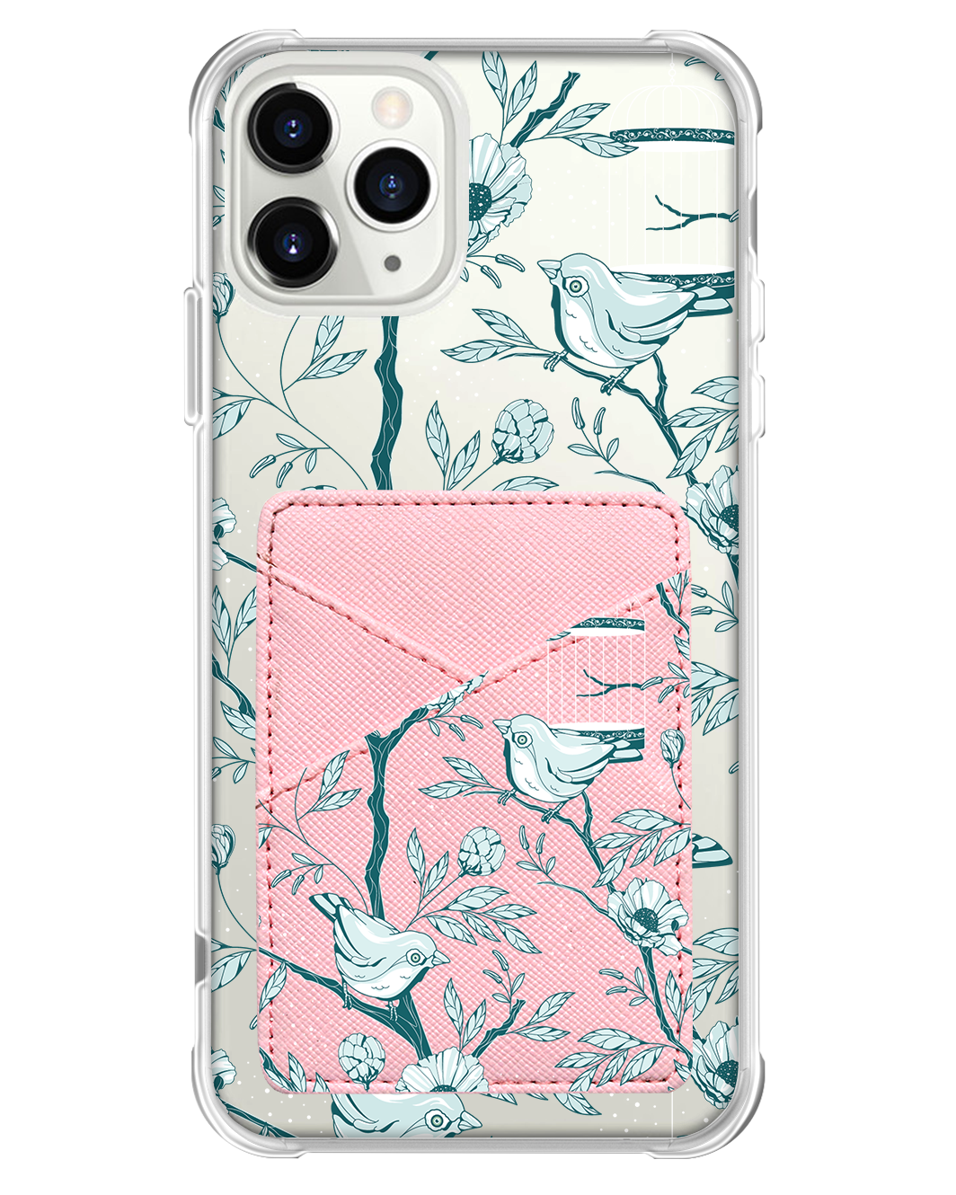 iPhone Phone Wallet Case - Lovebird Monochrome 6.0