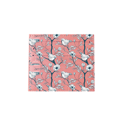 6 Slots Card Holder - Lovebird Monochrome