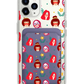 iPhone Magnetic Wallet Case - Lovely Faces