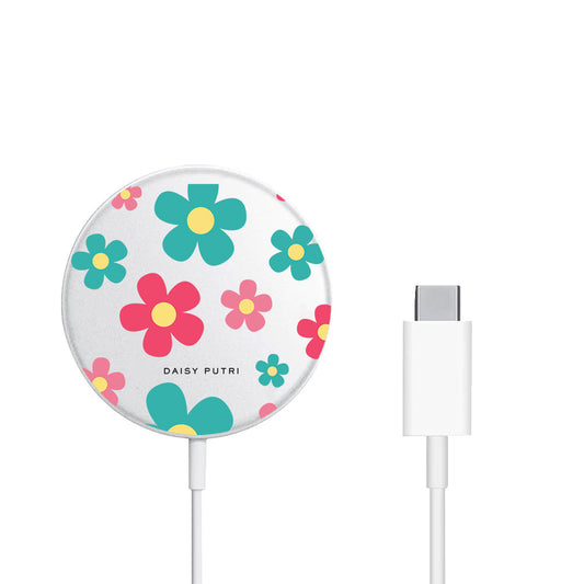 Magnetic Wireless Charger - Daisy Delight 2.0