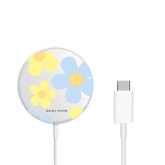 Magnetic Wireless Charger - Daisy Skies