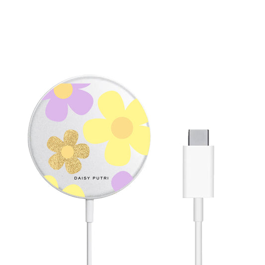 Magnetic Wireless Charger - Daisy Twinkle