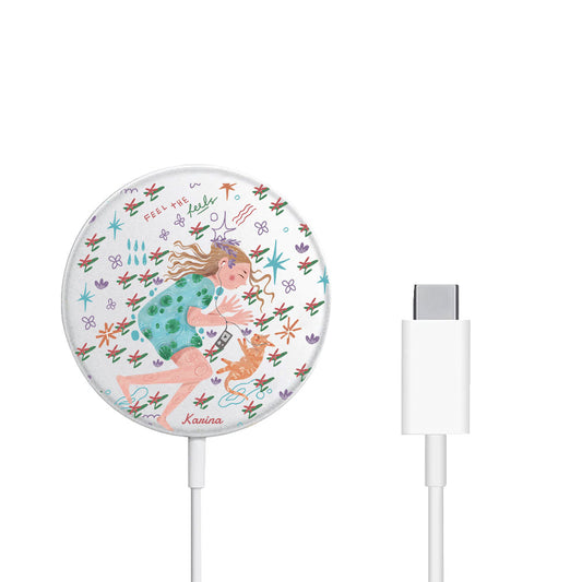 Magnetic Wireless Charger - Feel the Feels