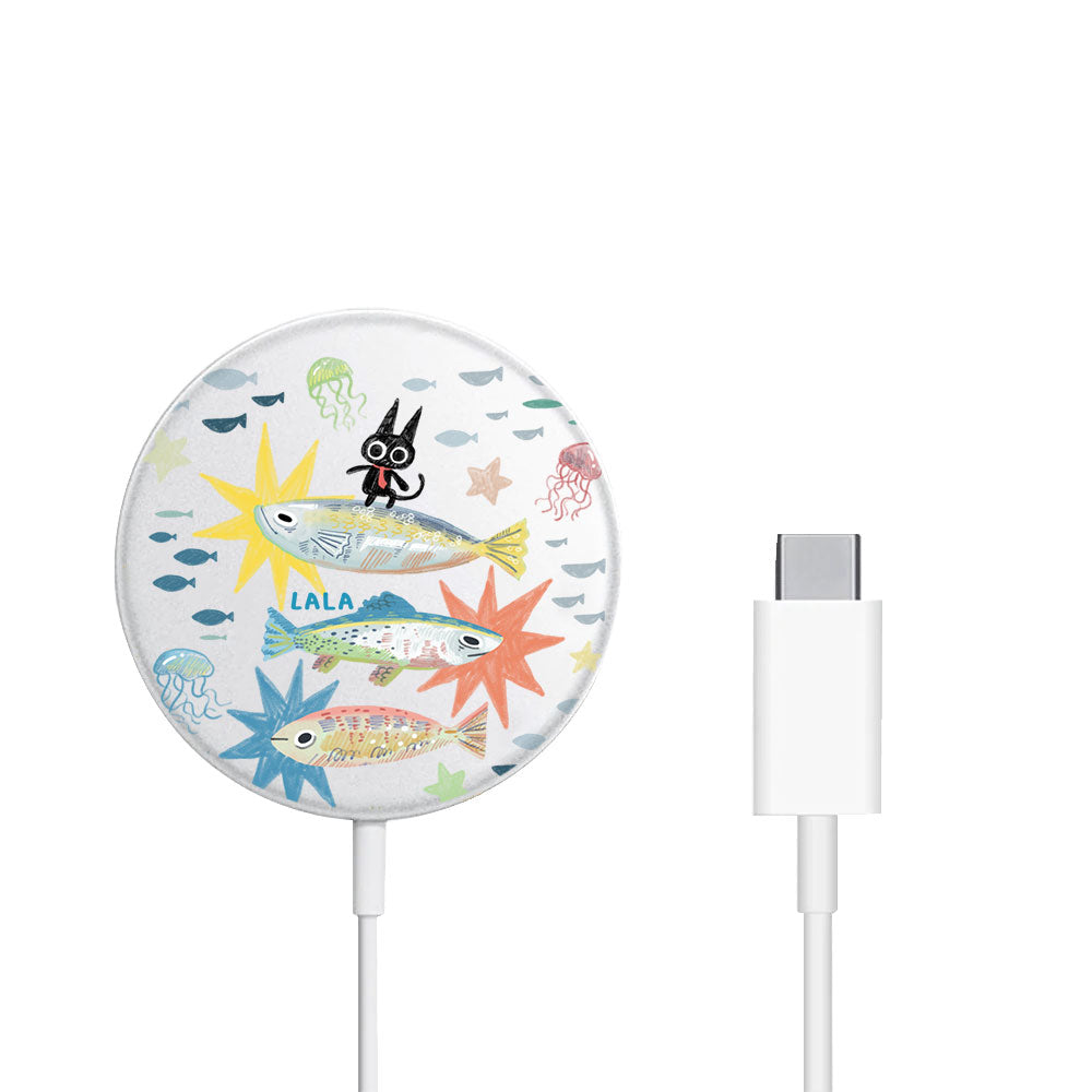 Magnetic Wireless Charger - The Fish Surfer