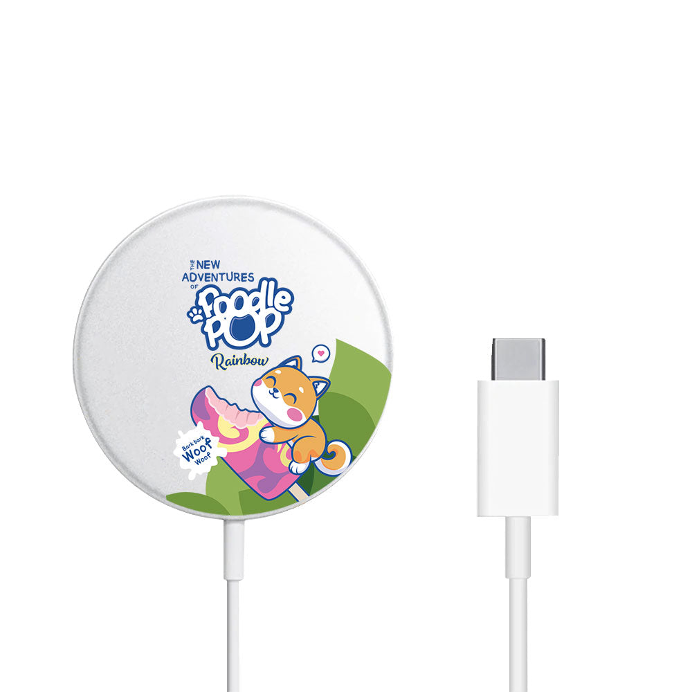 Magnetic Wireless Charger - Poodle Pop