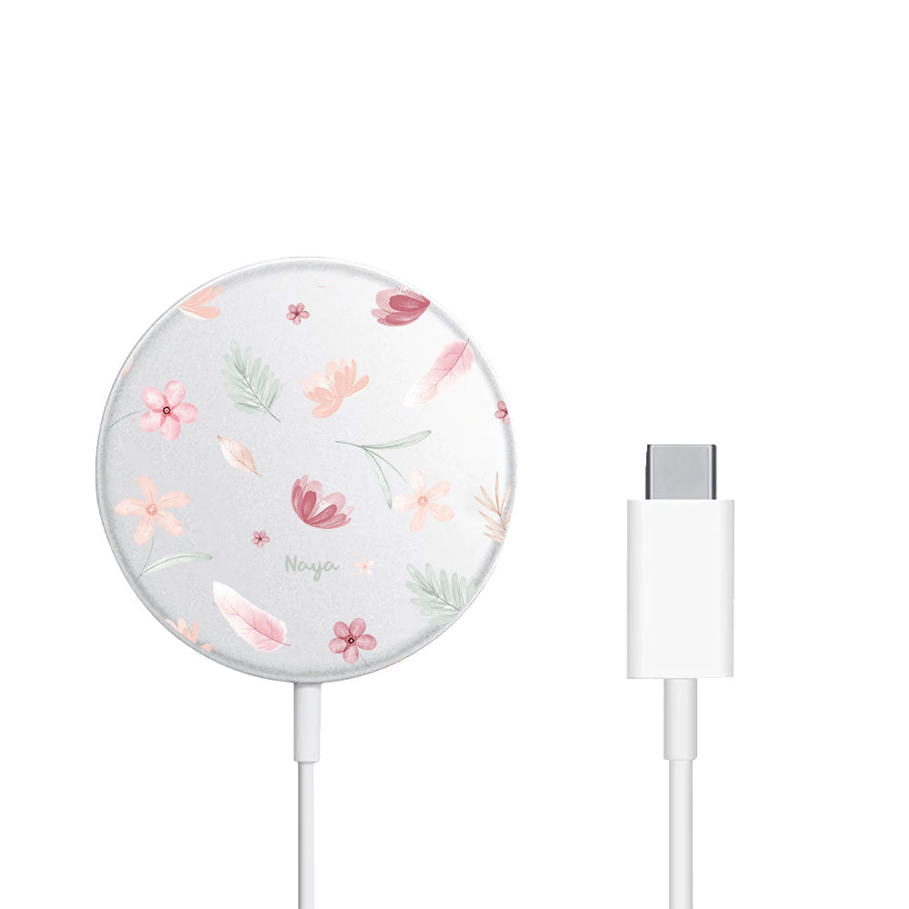 Magnetic Wireless Charger - Wild Flower