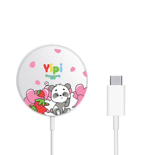 Magnetic Wireless Charger - Yipi Strawberry Kiss