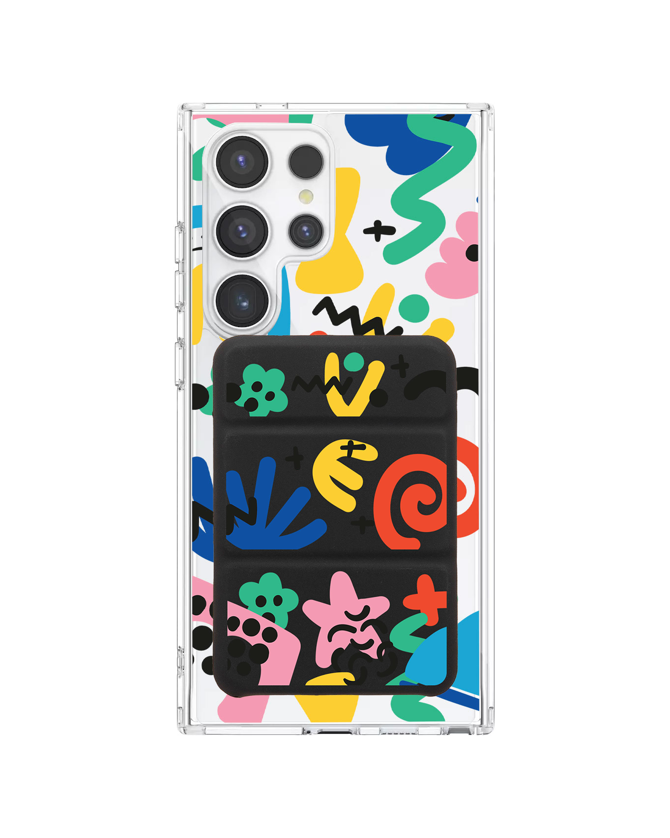Android Magnetic Trifold Wallet Case - Celestial 2.0